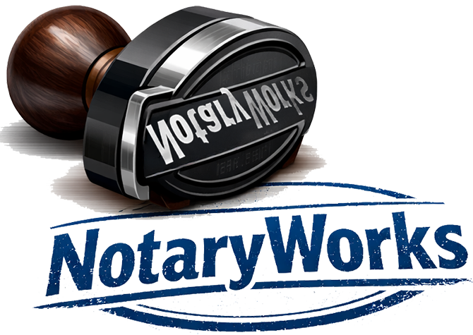Houston Mobile Notary & Remote Online Notary | Loan Signing Agent - NotaryWorksNotaryWorks Logo